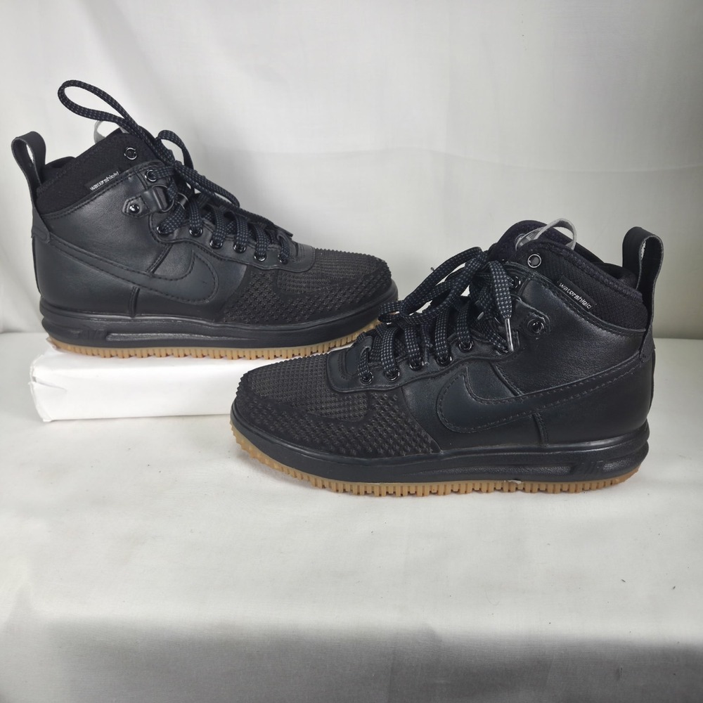 Nike Lunar Force 1 Duckboot Black Gum Sole Size Mens US 9M